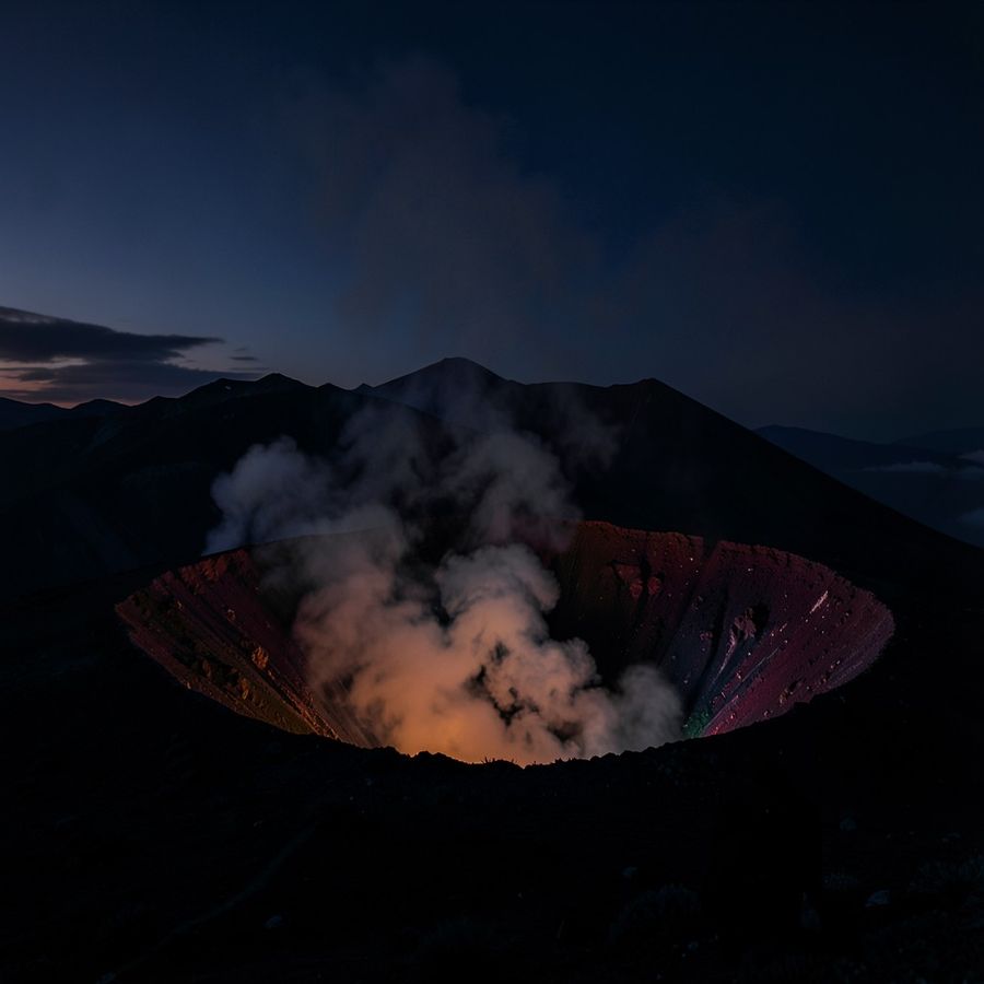 The volcano biome